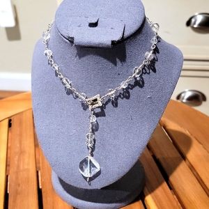 Sterling & glass beads necklace